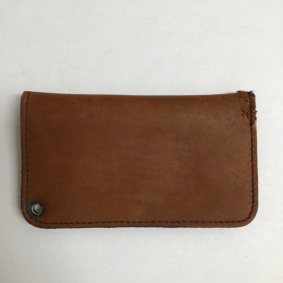 Harley Davidson Leather Wallet Biker/Motorcycle Wood Picture Frame LOT Vintage - Picture 7 of 16